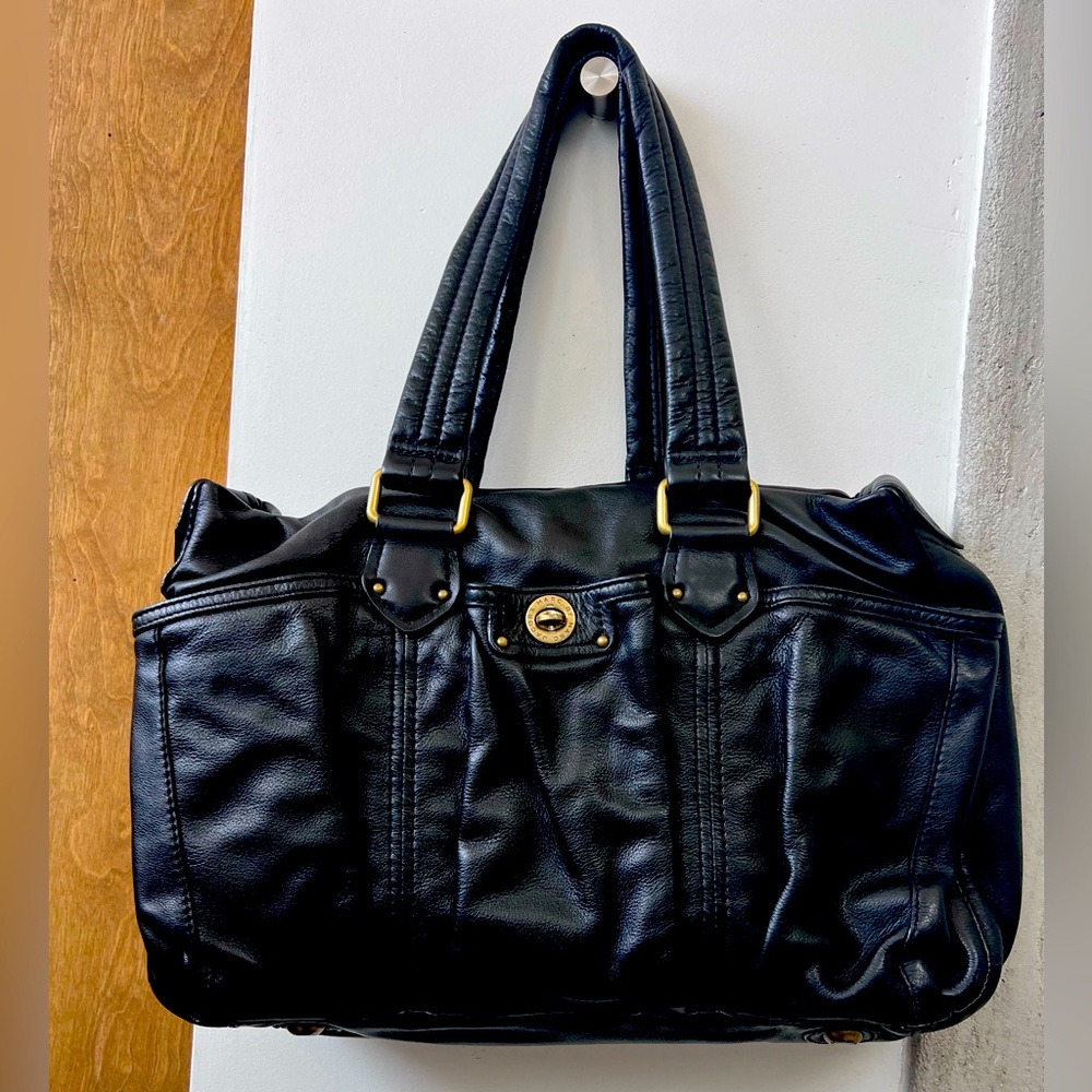Marc by Marc Jacobs Black Leather baby bag
